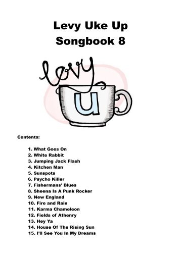 Levy Uke Up Songbook 8