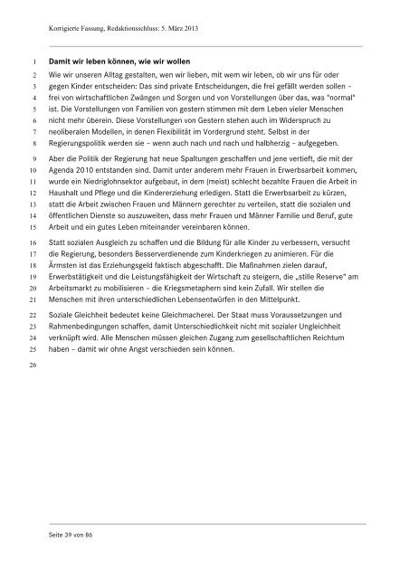 Wahlprogrammentwurf von DIE LINKE Bundestagswahl 2013