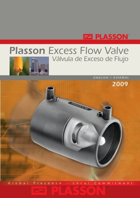 Plasson Excess Flow Valve