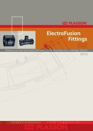 ElectroFusion Fittings - Plasson