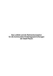Das Leitbild und die Rahmenkonzeption für die ... - Stadt Plauen