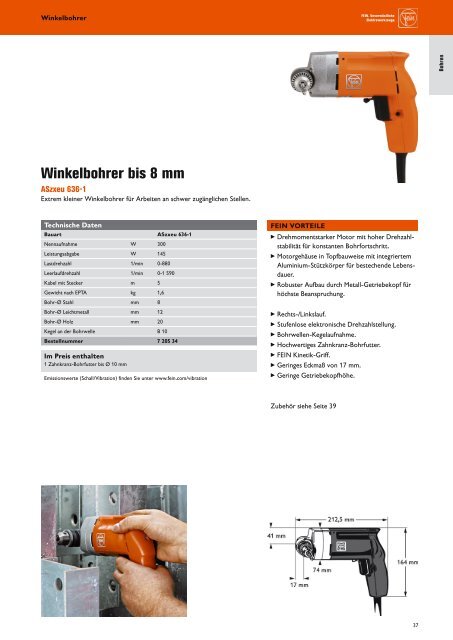 FEIN Hauptkatalog 2012/2013 - C. & E. FEIN GmbH