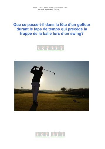 Modélisation de golfeurs - PNL Coach