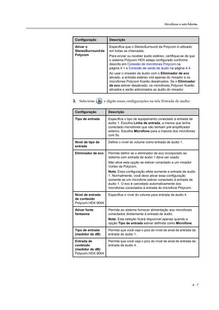 Guia do administrador para sistemas Polycom HDX