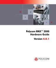 RMX 2000 Hardware Guide.book - Polycom