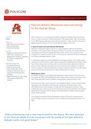 Auchan - A Polycom Customer Success Story
