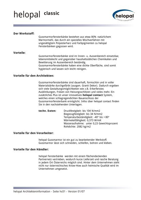 Helopal classic - Polythal