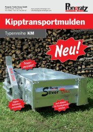 Kipptransportmulden - Pongratz Anhänger