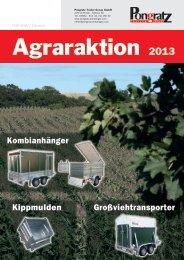 Preisliste 2012 - Pongratz Trailer Group