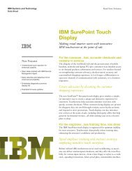 IBM SurePoint Touch Display