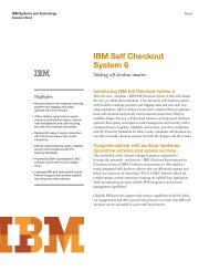 IBM Self Checkout System 6 - Poresy