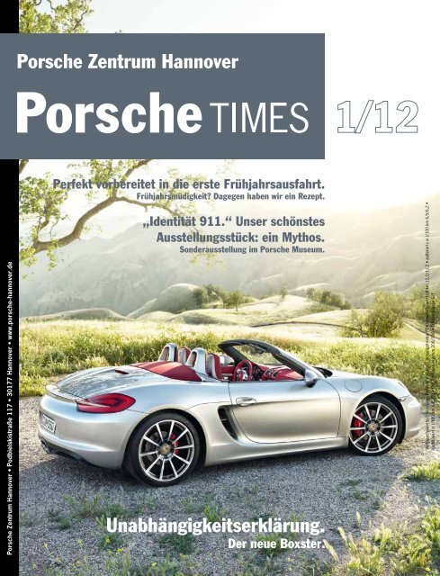 Ausgabe 1/12 - Porsche Zentrum Hannover