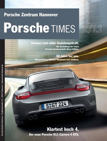 Schwarz und voller Anziehungskraft. - Porsche Zentrum Hannover