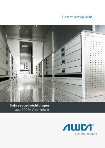 Fahrzeugeinrichtungen aus 100% Aluminium - ALUCA GmbH