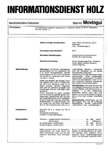 Ayan - Holz Possling