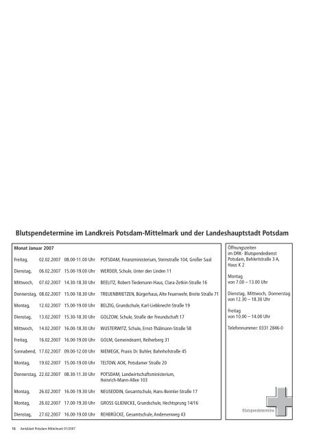 Beschluss - Landkreis Potsdam-Mittelmark