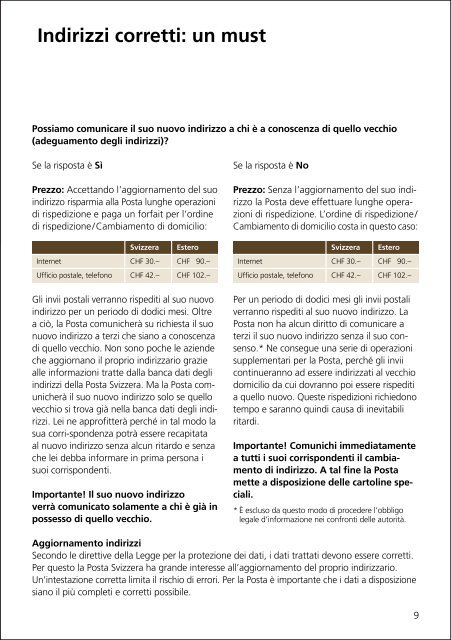 Manuale per traslochi Il link viene aperto in