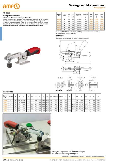 schnellspanner manuell & pneumatisch - ppw Handel GmbH