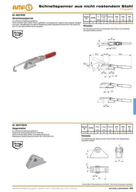 schnellspanner manuell & pneumatisch - ppw Handel GmbH