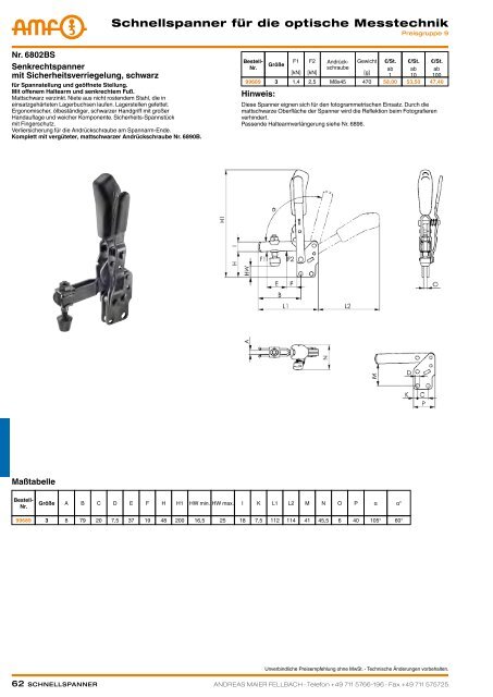 schnellspanner manuell & pneumatisch - ppw Handel GmbH