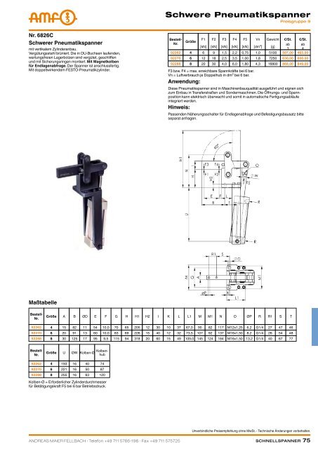 schnellspanner manuell & pneumatisch - ppw Handel GmbH