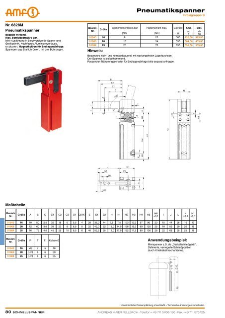 schnellspanner manuell & pneumatisch - ppw Handel GmbH