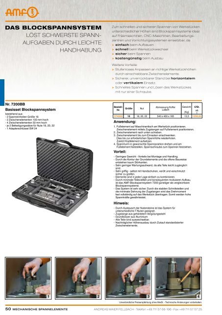 MECHANISCHE SPANNELEMENTE - ppw Handel GmbH