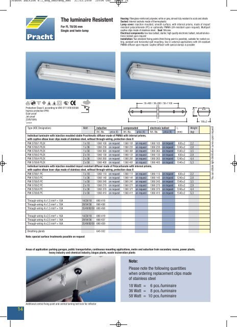 The luminaire Resistent - Alfred Pracht Lichttechnik GmbH