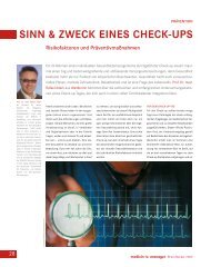 Sinn & Zweck eines Check-ups.pdf - Prof. Dr. med. Rafael Adam