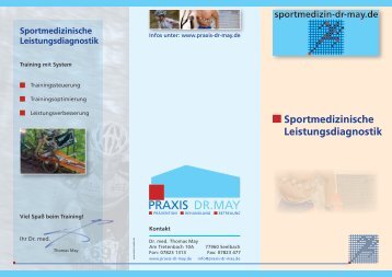Sportmedizin (PDF) - Praxis-Dr-May