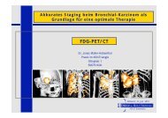 16.06.2010 Akkurates Staging beim Bronchial-Karzinom als