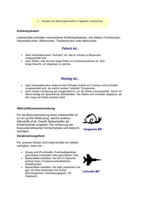 Ernährungsempfehlungen Bei Typ-1 Diabetes - Praxis Dr.  Klein / Dr ...