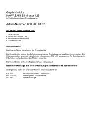 Gepäckbrücke KAWASAKI Eliminator 125 Artikel ... - Polo Motorrad