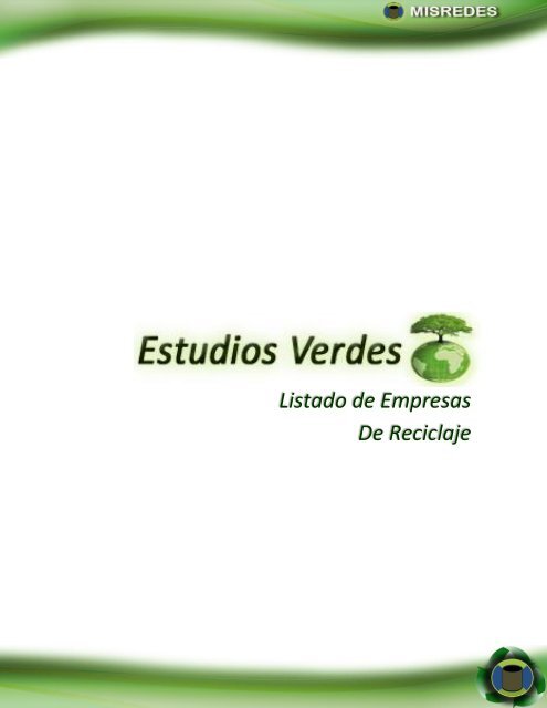 Listado de Empresas De Reciclaje