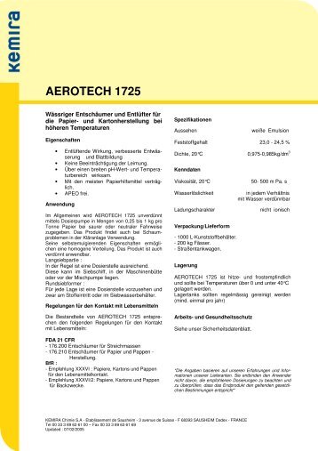 TDS Aerotech 1725 deutsch - PRECHEL GmbH