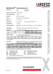 MACROLEX® Fluoreszenzrot G - PRECHEL GmbH