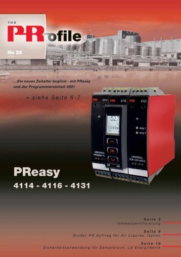 PReasy - PR electronics