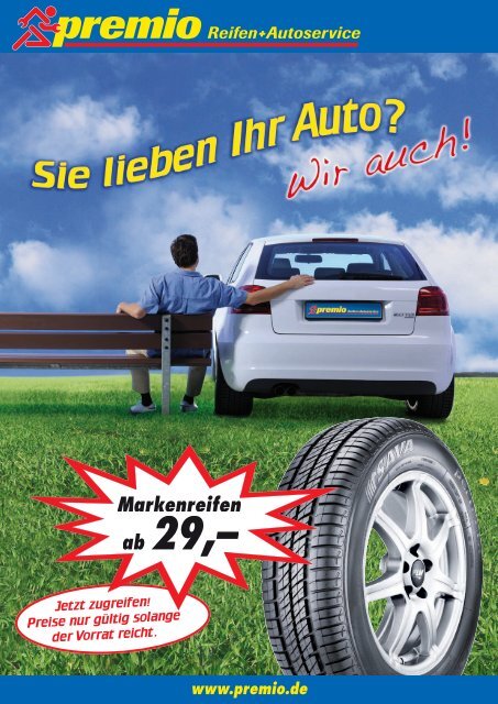 ab 29,â - Premio Reifen + Autoservice