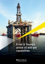 Ernst & Young’s global oil and gas capabilities