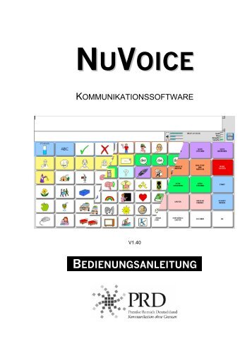 NuVoice Handbuch - Prentke Romich GmbH