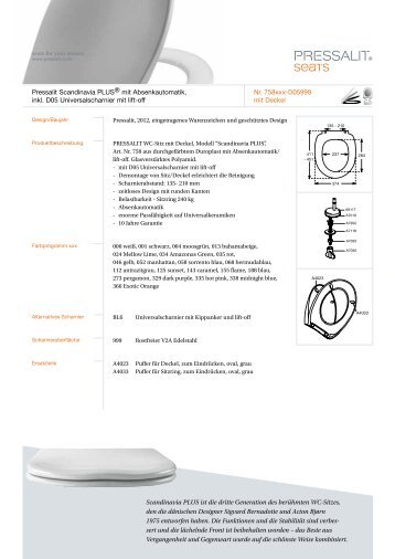 Weitere Informationen (PDF) - Pressalit A/S