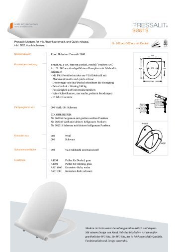 Weitere Informationen (PDF) - Pressalit A/S