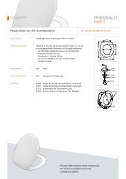 Pressalit 3000®, inkl.  UN3 Univertikalscharnier Nr ... - Pressalit A/S