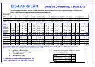 EIS-FAHRPLAN - Prien am Chiemsee