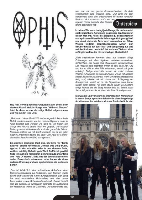 DOOM METAL FRONT Zine #5 - 01/2011