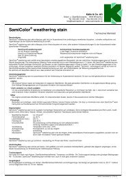 SamiColor weathering stain - Kälin Täfer in der Schweiz