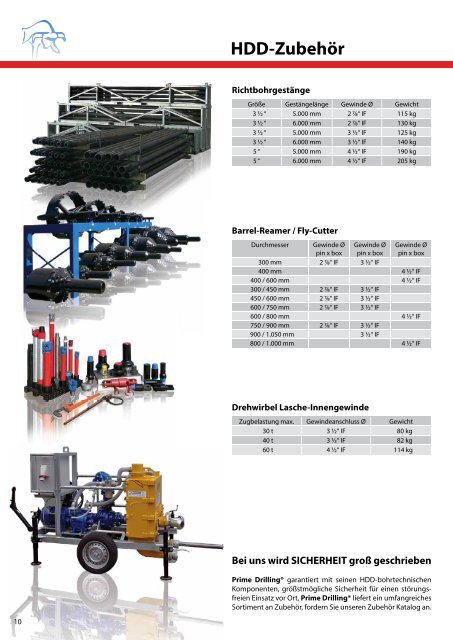 HDD-Kompakt-Bohranlagen mit Pumpe âon  boardâ -  Prime Drilling ...