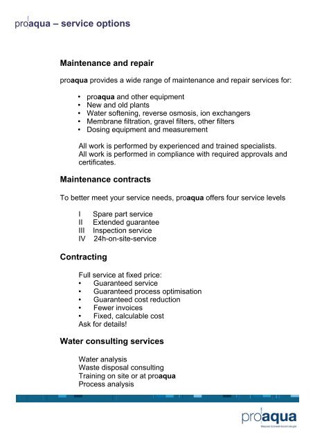 flotation technology - Proaqua Mainz