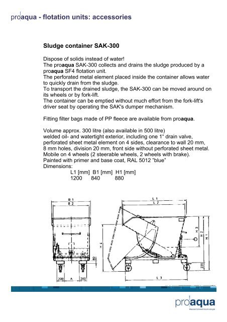 flotation technology - Proaqua Mainz