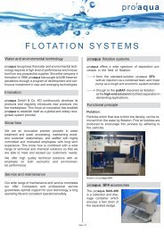 pro aqua FLOTATION SYSTEMS